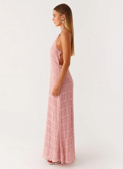 Aullie Maxi Dress - Pink