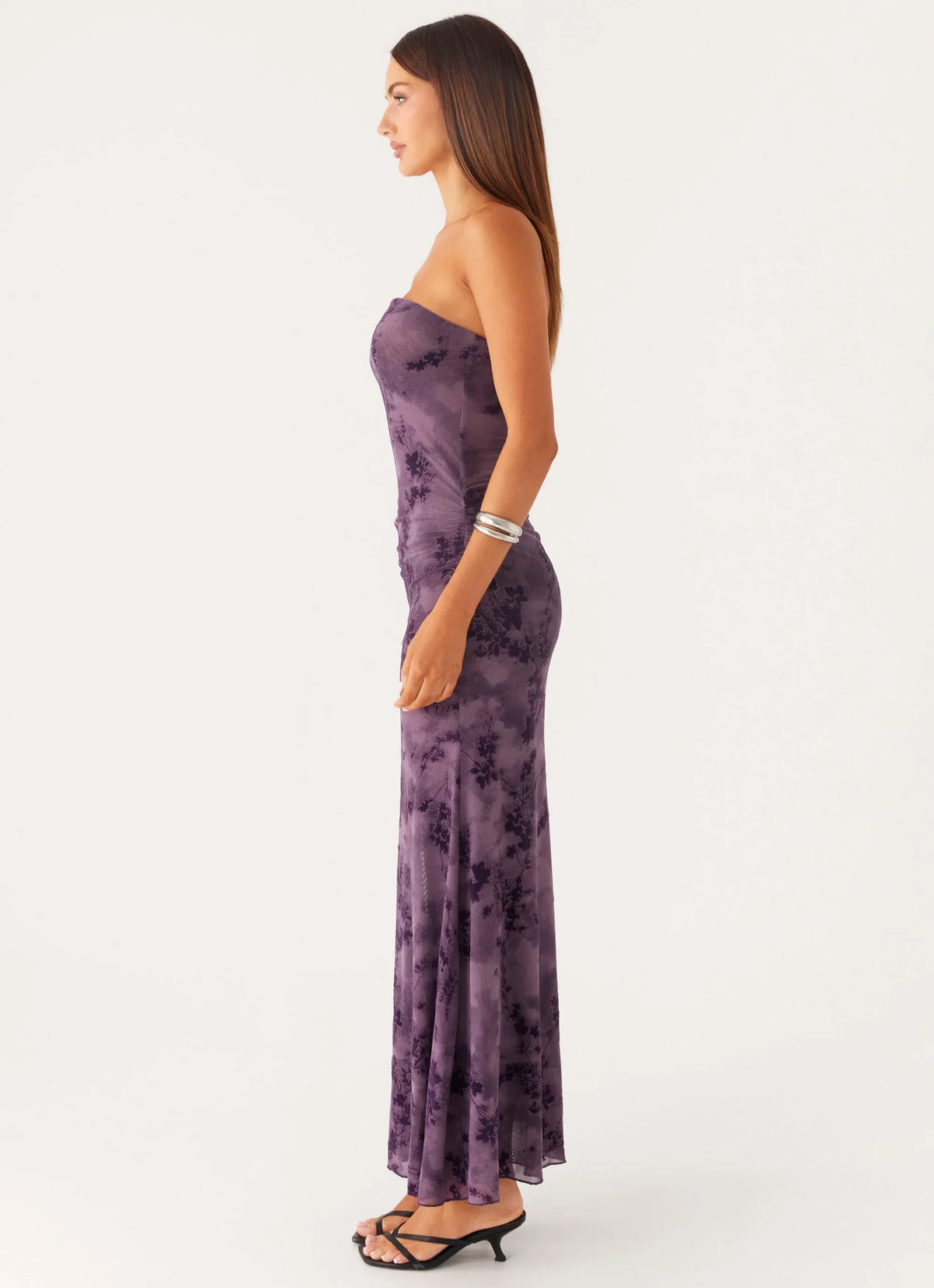 Alexandrite Midi Dress - Purple