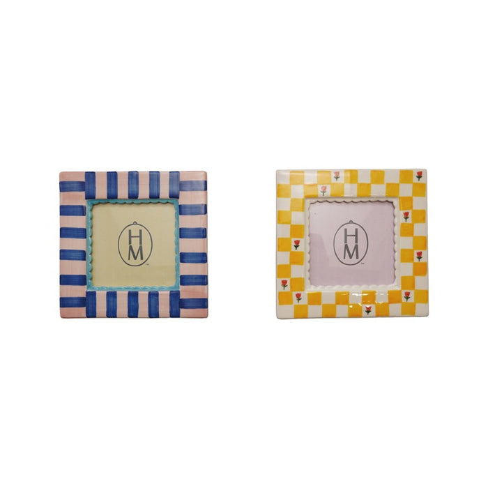 5.75" Patterned Keepsake Photo Frame (2 options)
