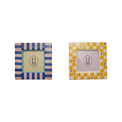 5.75" Patterned Keepsake Photo Frame (2 options)