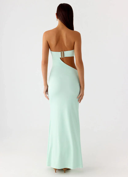 Ellisah Ombre Maxi Dress - Green Gradient