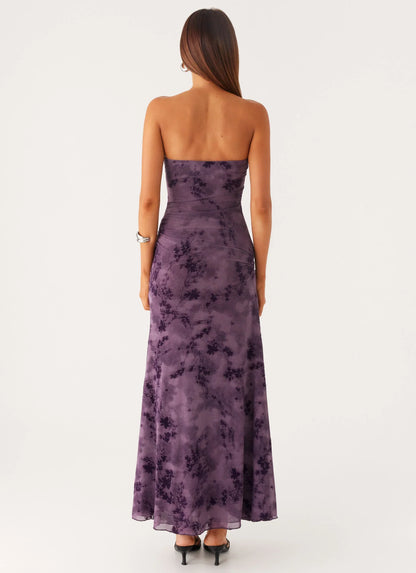 Alexandrite Midi Dress - Purple