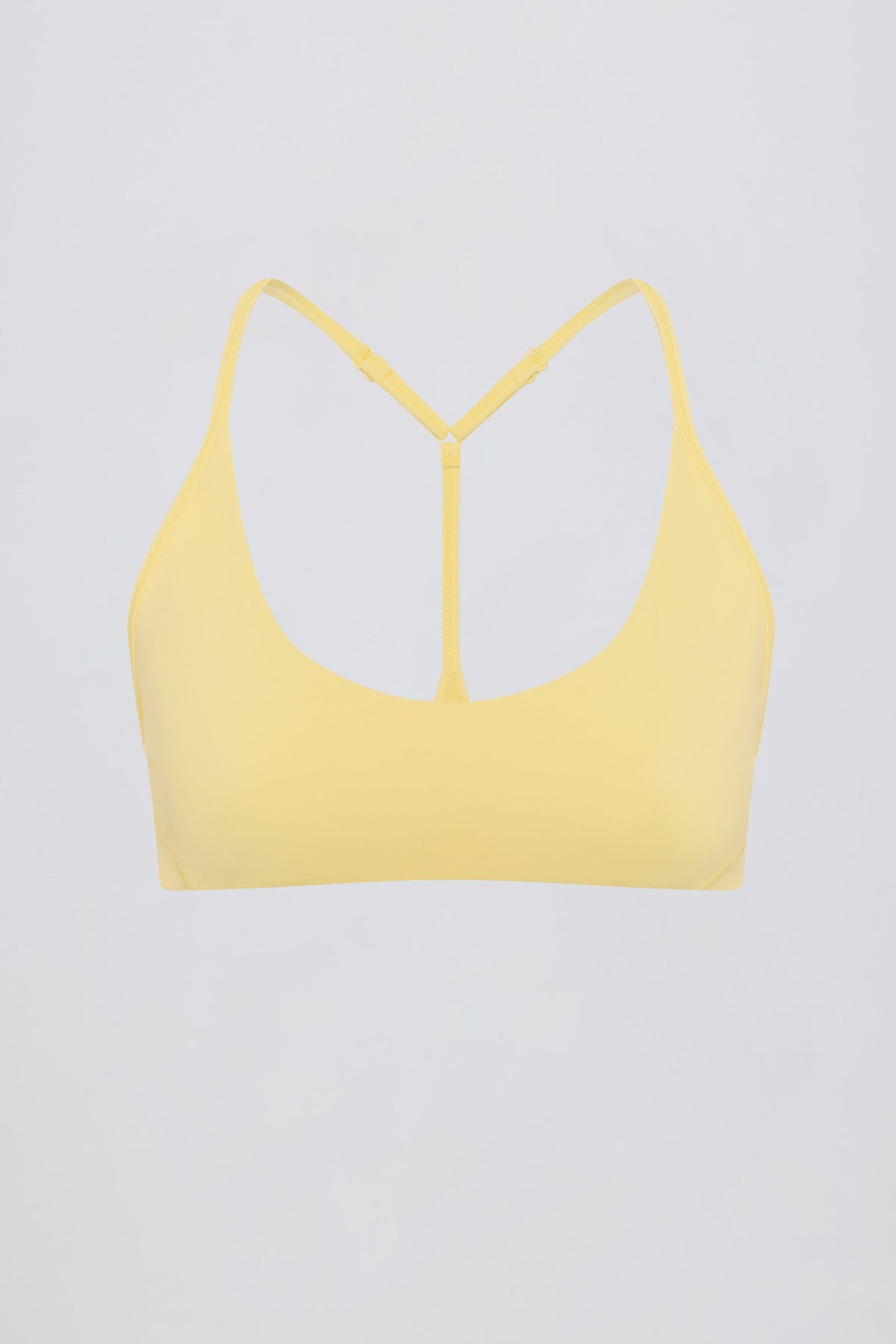 Soft Active Racerback Sports Bra in Lemon