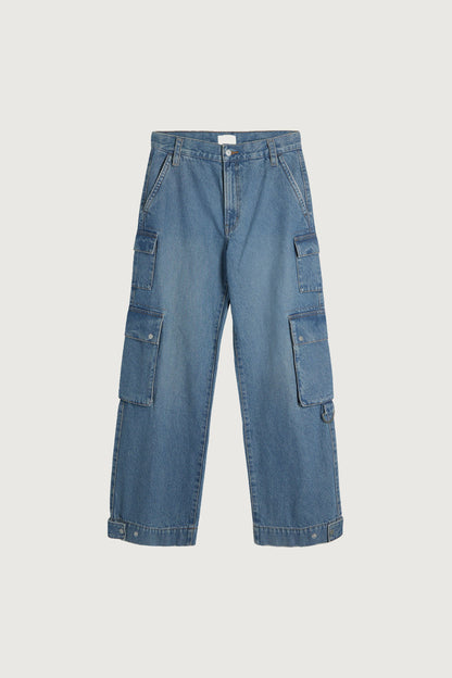 OAK 02 RELAXED MID-RISE CARGO JEAN