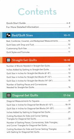 All-in-One Quilter's Reference Tool Booklet