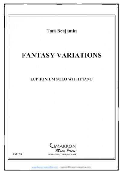 Benjamin - Fantasy Variations - Euphonium and Piano