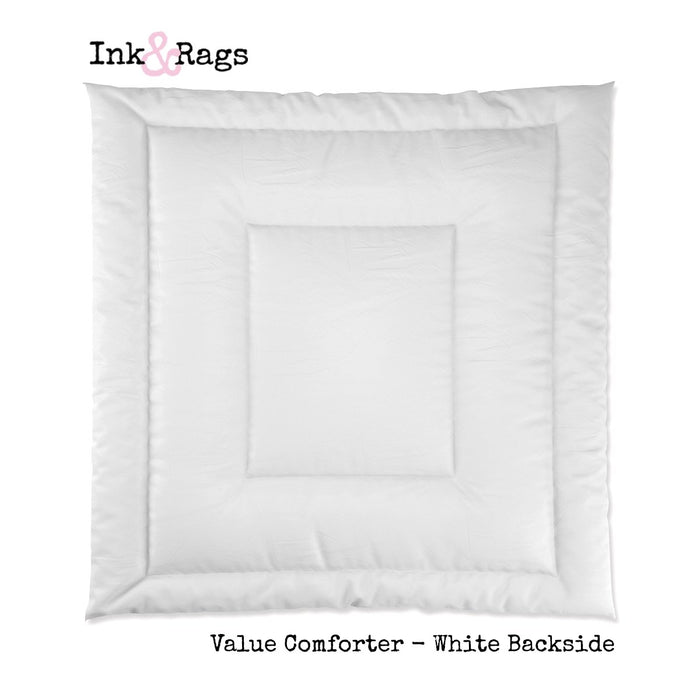 Bubble Gum Goth Spider Web Bedding Collection