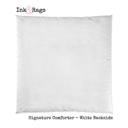 Bubble Gum Goth Spider Web Bedding Collection