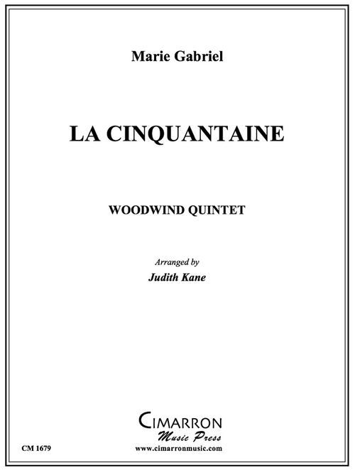 Gabriel - La Cinquantaine - Woodwind Quintet