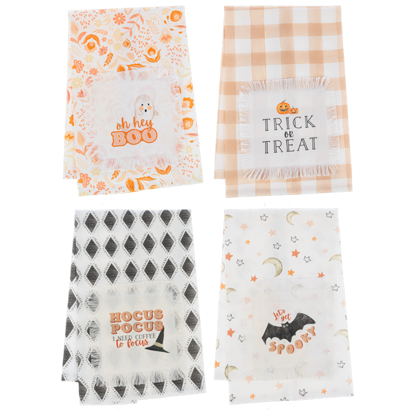 Haunted Message Tea Towels