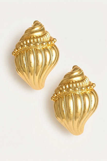 James Conch Shell Earrings