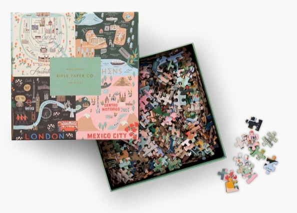 Jigsaw Puzzle Maps