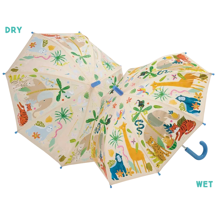 Jungle Animals Color Changing Umbrella