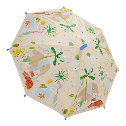 Jungle Animals Color Changing Umbrella