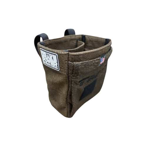 LEATHER BASIC "B" DITTY BAG