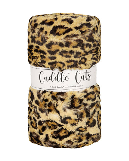 Leopard Sand - 2 yard Luxe Cuddle Cut