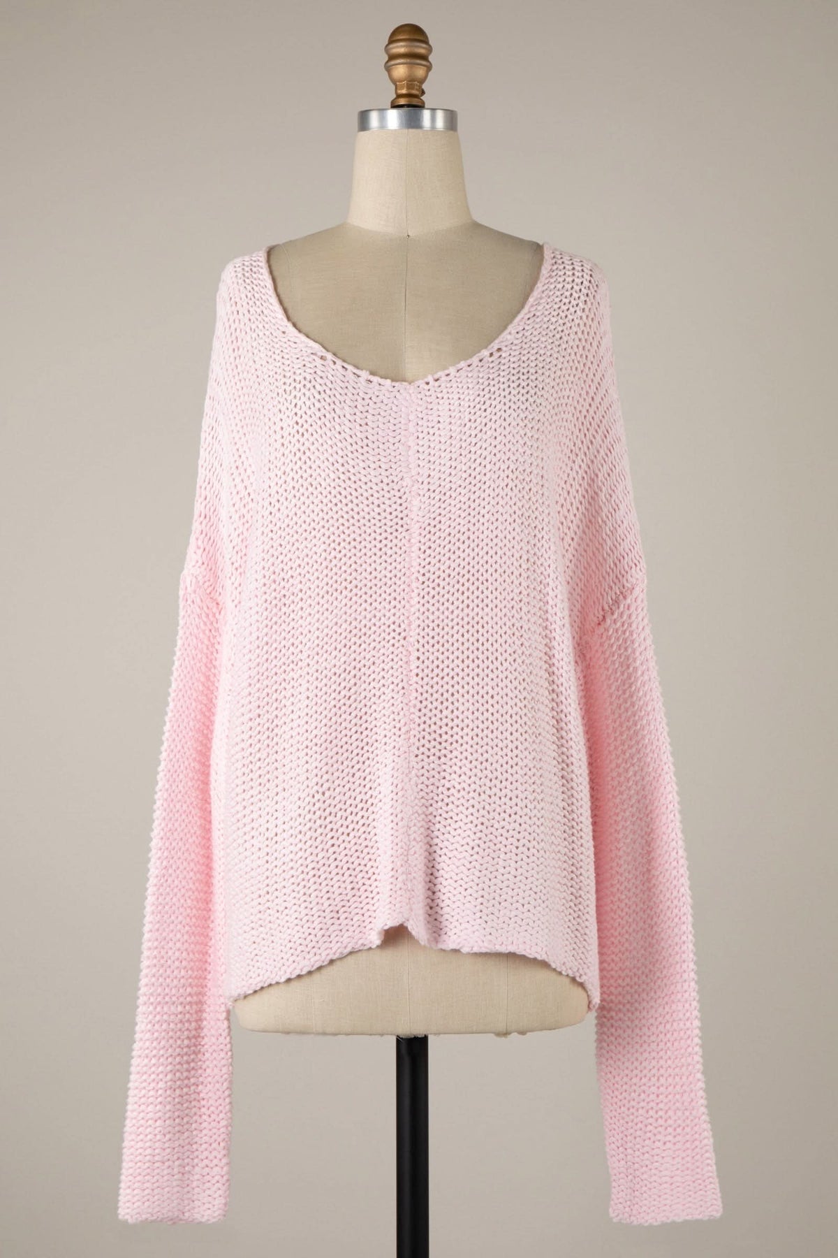Bradford Baby Pink Oversized Sweater