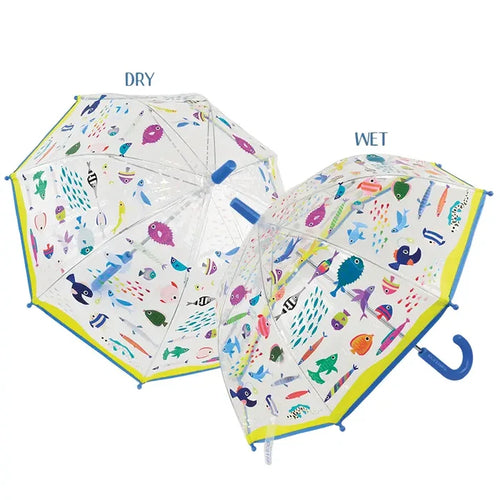 Ocean Transparent Color Changing Umbrella