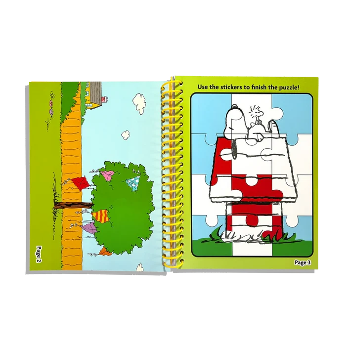 OOLY x Peanuts Coloring Activity & Sticker Kit
