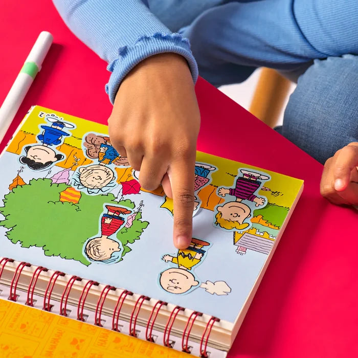 OOLY x Peanuts Coloring Activity & Sticker Kit