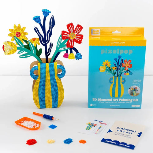 PixelPop Diamond Art 3D Display | Capri Bloom