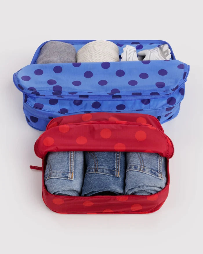 Polka Dot Mix Packing Cube Set Large