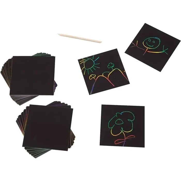 Rainbow Scraper Paper