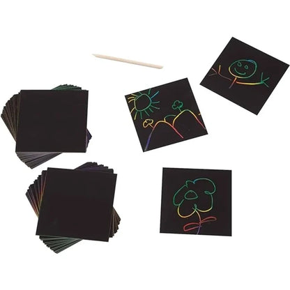 Rainbow Scraper Paper