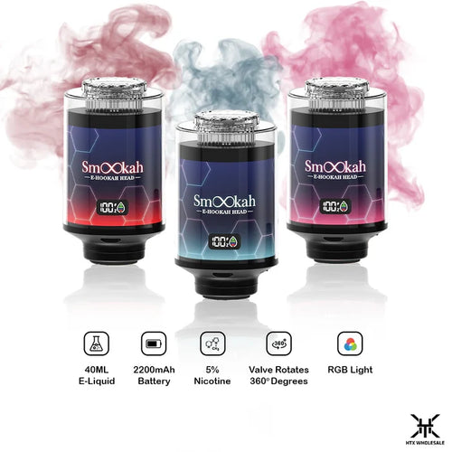 Smookah Disposable 2 in 1 Hookah Head