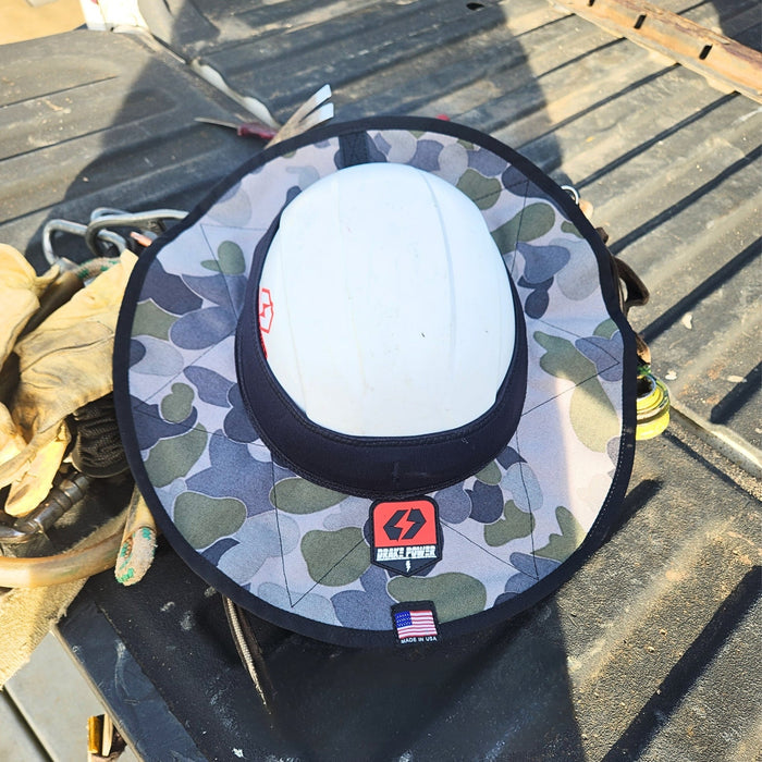 FULL BRIM Hard Hat Shade / Duck Blind