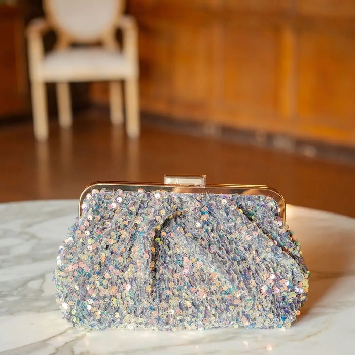 Trixie Sequin Clutch