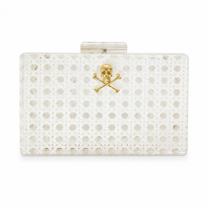 White Breakers Clutch – Customizable Minaudière