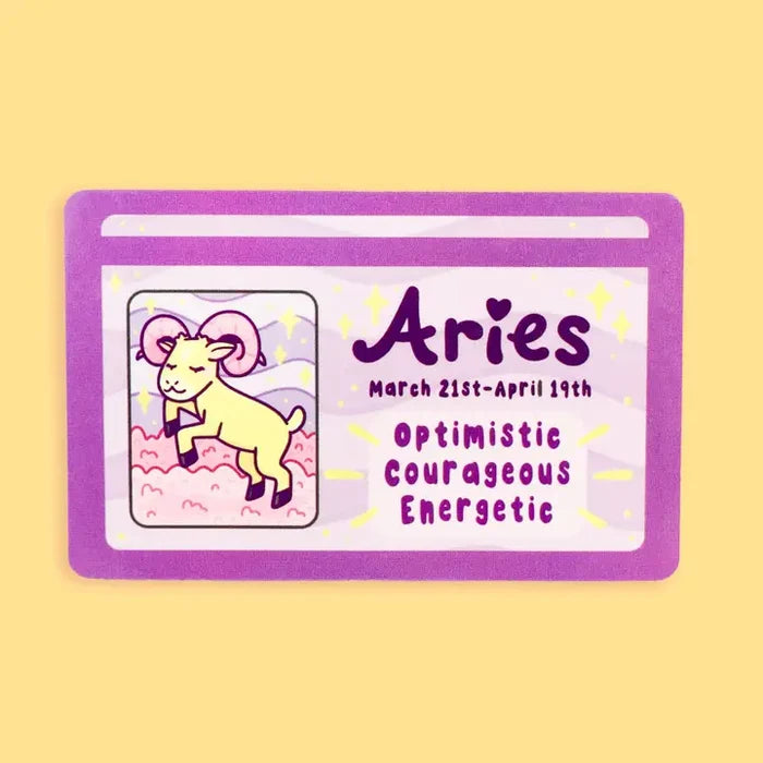 Zodiac Novelty ID Card