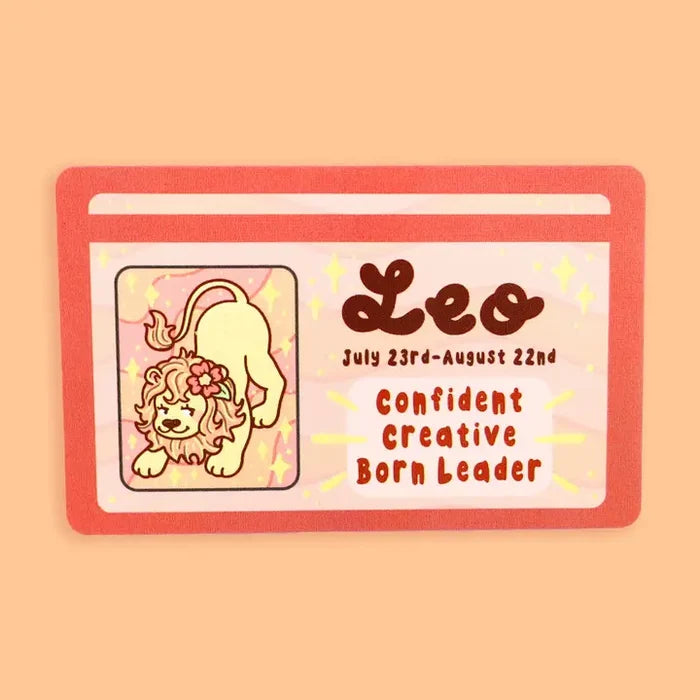 Zodiac Novelty ID Card